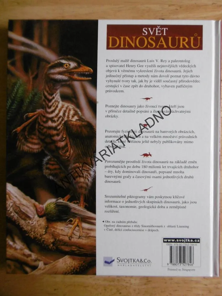 SVĚT DINOSAURŮ, ZÁKLADNÍ PŘÍRUČKA CESTOVATELŮ DRUHOHORAMI, H. GEE, L.V. REY