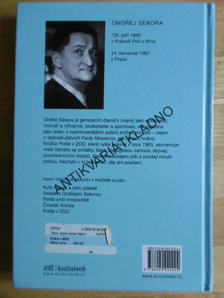 POŠTA V ZOO, ONDŘEJ SEKORA, 2007, **an