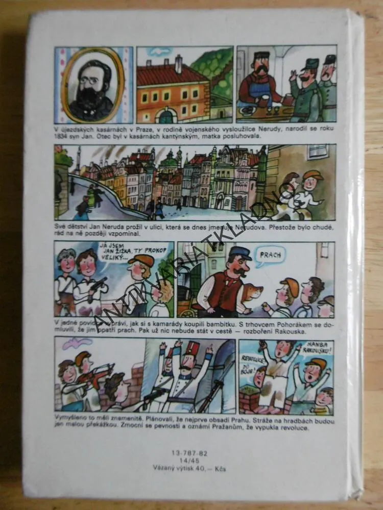 OBRÁZKY Z ČESKÝCH DĚJIN A POVĚSTÍ, ČERNÝ, ADLA, KALOUSEK, **an