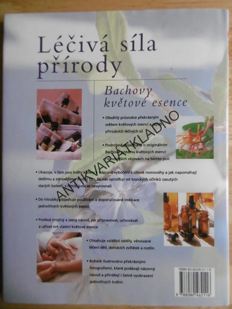 LÉČIVÁ SÍLA PŘÍRODY, BACHOVY KVĚTOVÉ ESENCE, VIVIEN WILLIAMSONOVÁ