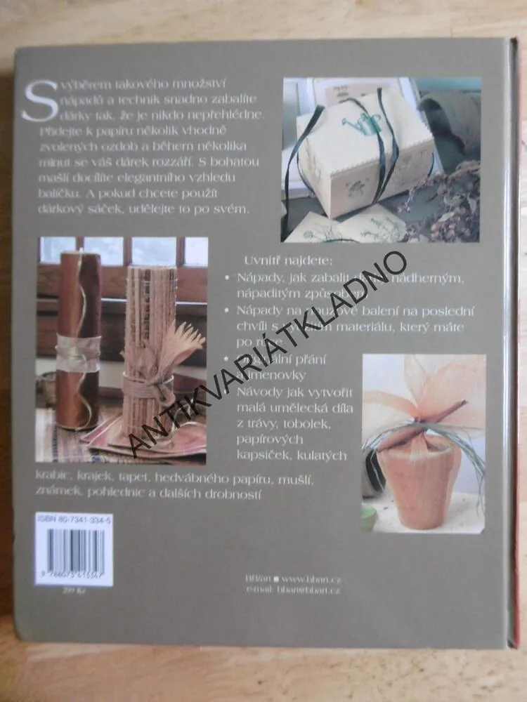 NÁPADITÉ BALENÍ DÁRKŮ, NÁPADY, INSPIRACE, TIPY, TECHNIKY, **an