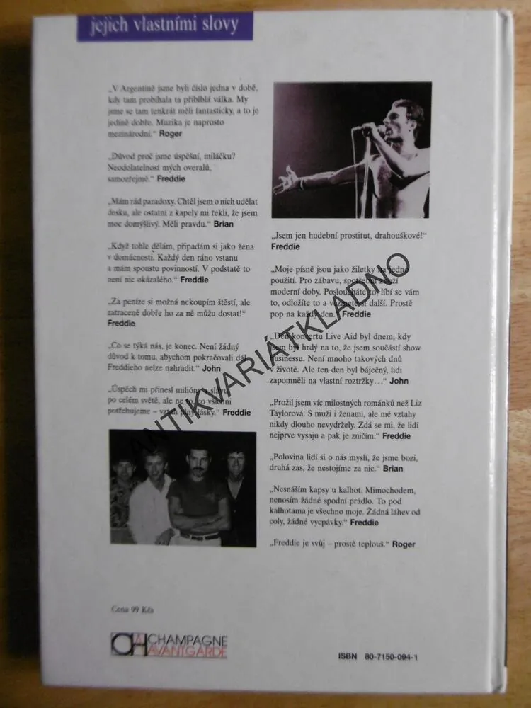 QUEEN, FREDDIE MERCURY, HUDEBNÍ SKUPINA, **an