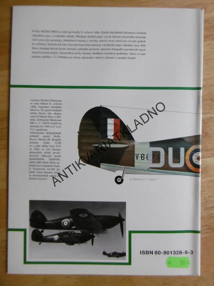 HAWKER HURRICANE, PROFILY LETADEL 2.SVĚTOVÉ VÁLKY, 8.