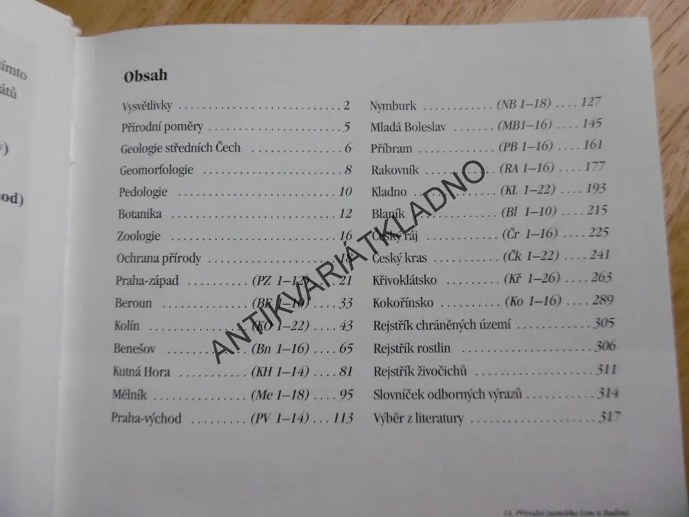 CHRÁNĚNÁ ÚZEMÍ ČR 1, STŘEDNÍ ČECHY, 