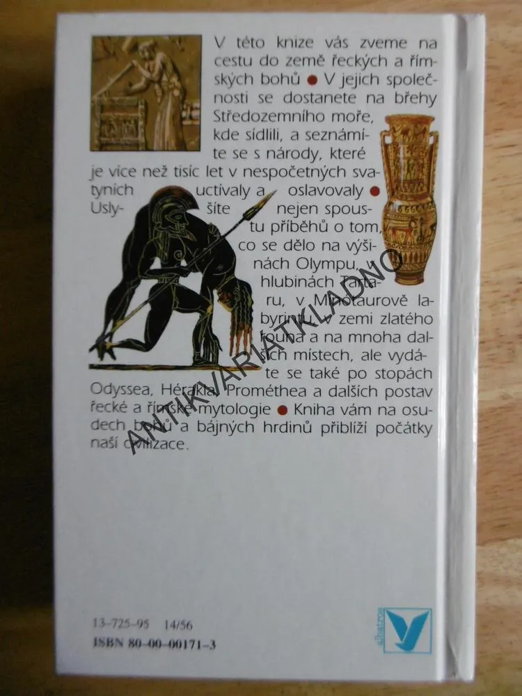 KNIHA O MYTOLOGII STARÉHO ŘECKA A ŘÍMA, ESTIN, LAPORTE,