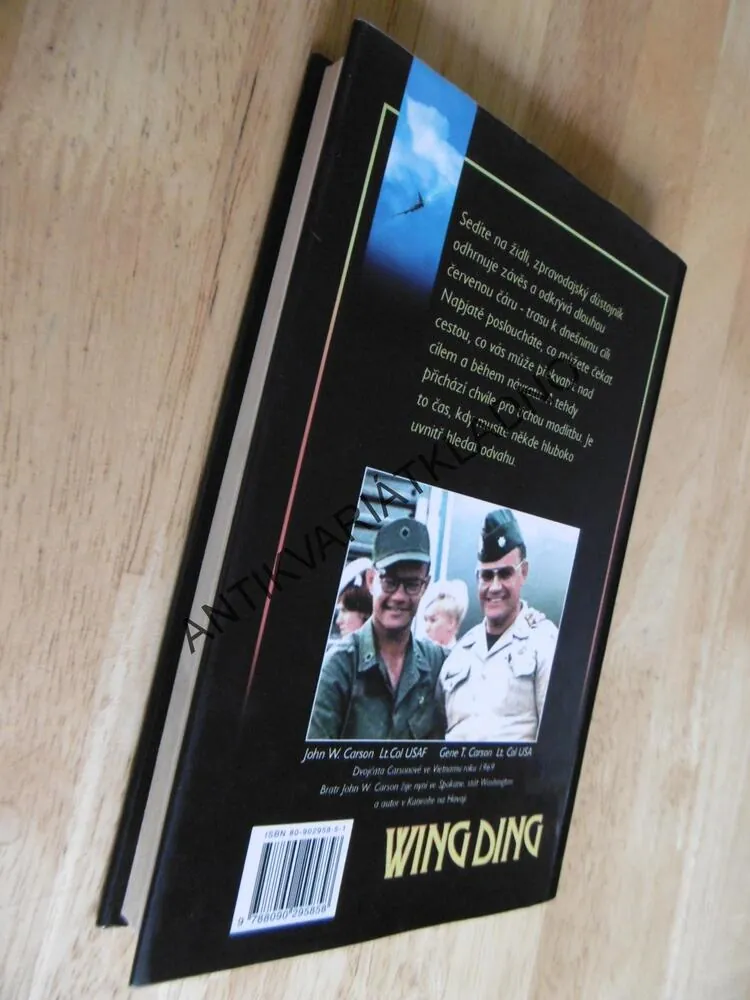 WING DING, PAMĚTI ZADNÍHO STŘELCE, LT.COL.EUGENE T.CARSON USA