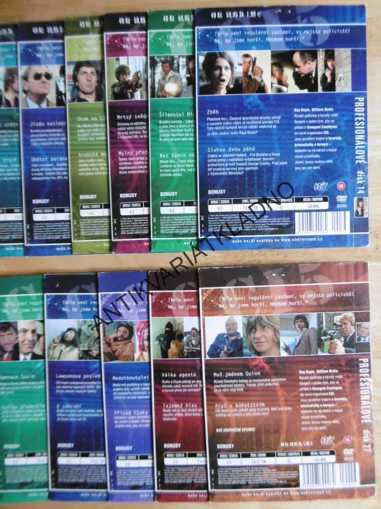 PROFESIONÁLOVÉ, 1-27., DVD FILM SERIÁL, STAV  A1 !!!
