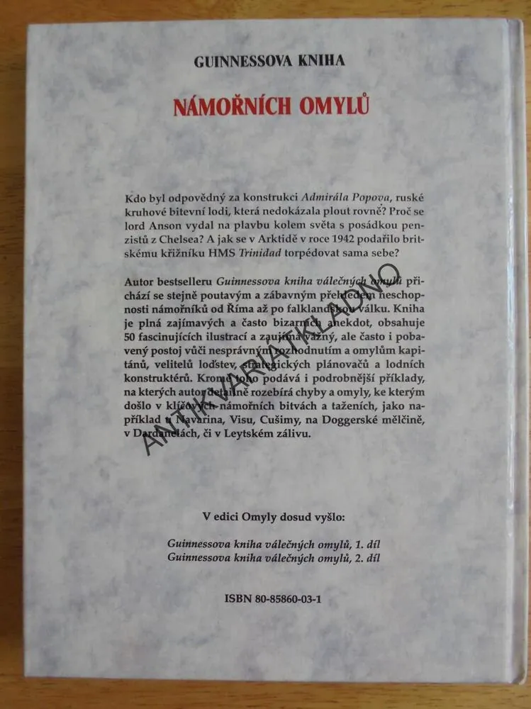 GUINNESSOVA KNIHA NÁMOŘNÍCH OMYLŮ, REGAN