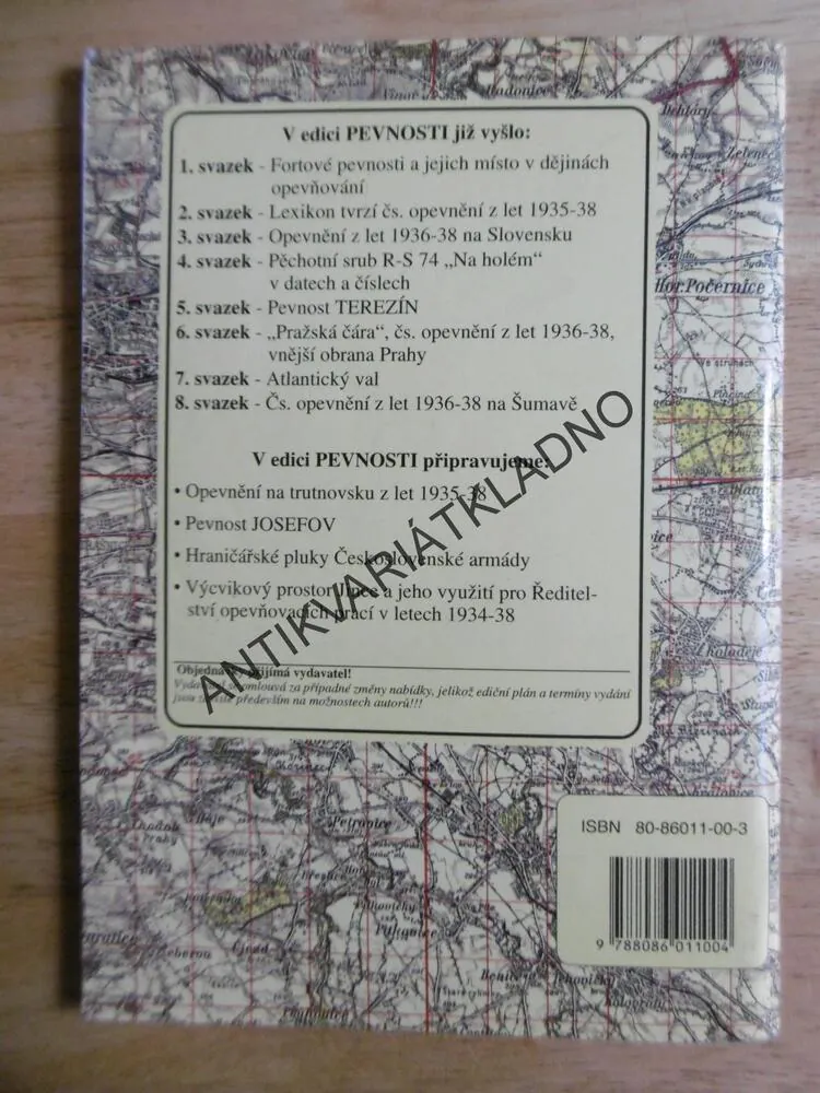 PEVNOSTI 9., MILITARIS, PEVNOST PRAHA, KUPKA