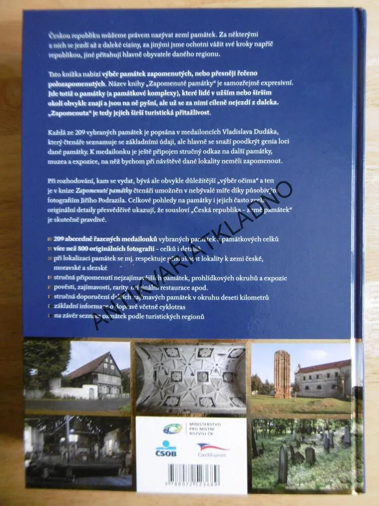ZAPOMENUTÉ PAMÁTKY ČECH, MORAVY A SLEZSKA, DUDÁK, PODRAZIL, **an