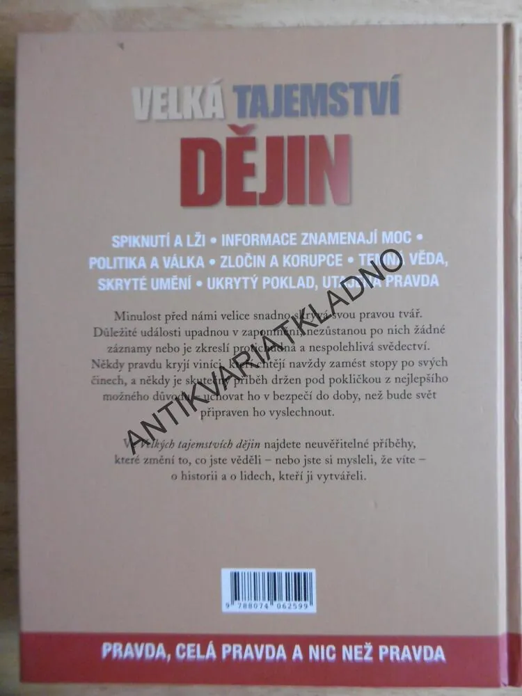 VELKÁ TAJEMSTVÍ DĚJIN, OBJEVTE SKRYTÁ FAKTA, **an