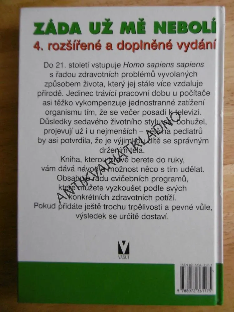 ZÁDA UŽ MĚ NEBOLÍ, ČERMÁK, CHVÁLOVÁ