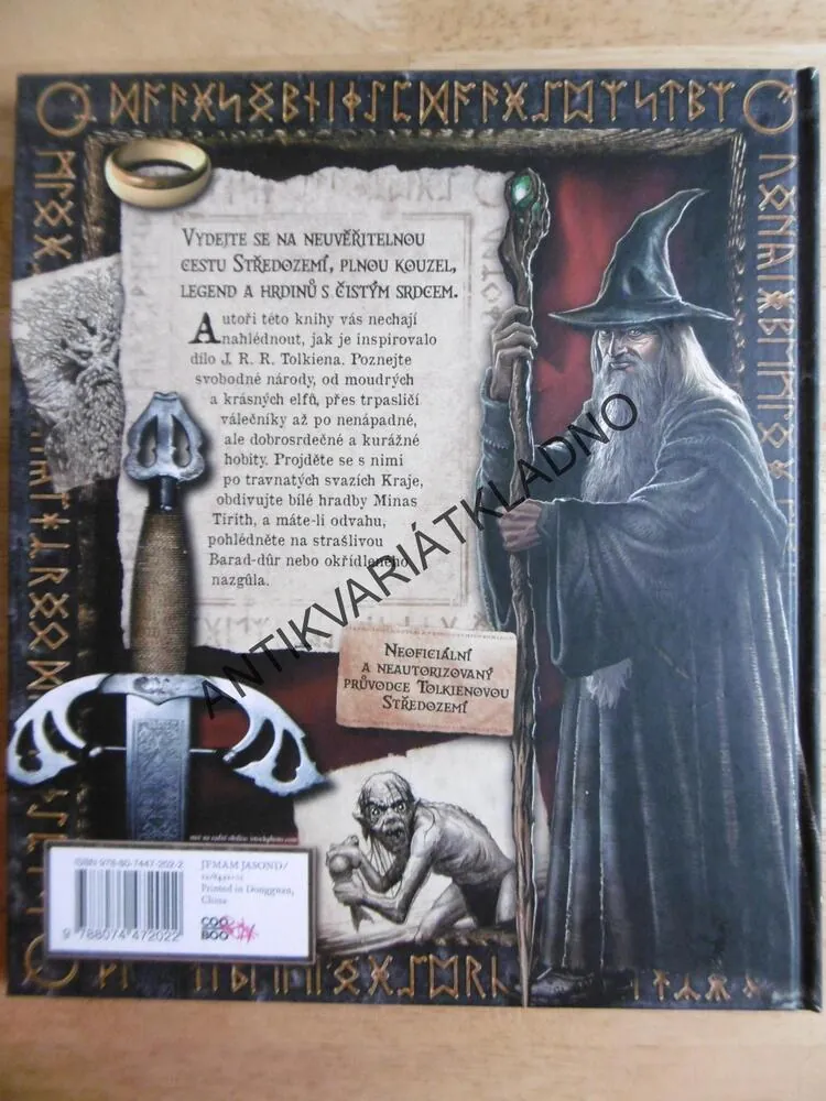 TOLKIENŮV SVĚT, PRŮVODCE NÁRODY A MÍSTY STŘEDOZEMĚ, J.R.R. TOLKIEN, PÁN PRSTENŮ