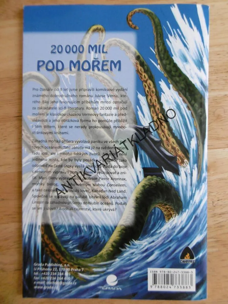 20000 MIL POD MOŘEM, JULES VERNE, **an