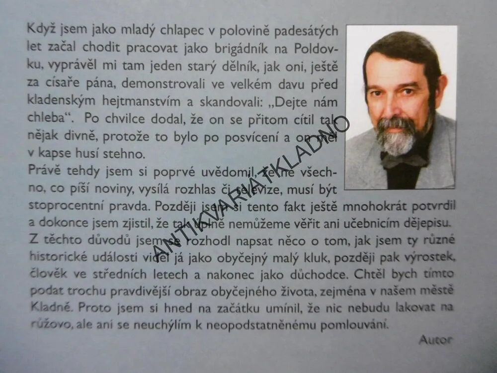 PAMĚTI KLADEŇÁKA, JAROSLAV OBERMAJER, KLADNO, POLDI SONP, **an