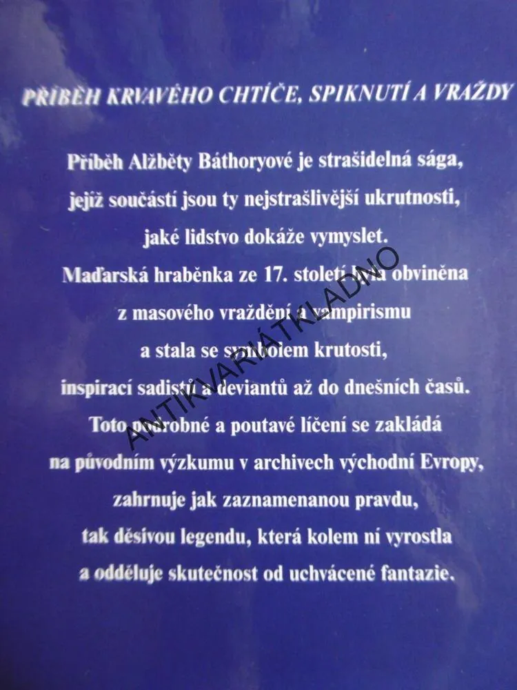 HRABĚNKA DRACULA, TONY THORNE, **an