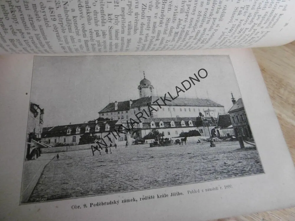 KRÁL JIŘÍ Z PODĚBRAD A JEHO POMNÍK, PODĚBRADY 1891