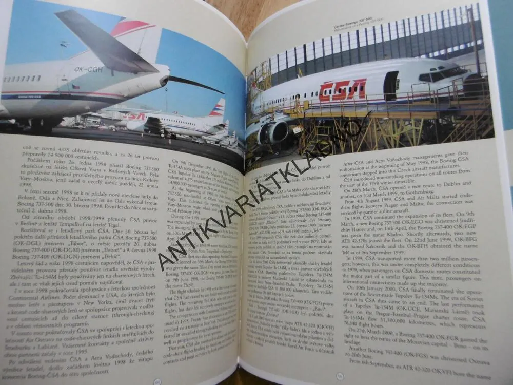 ČESKÉ AEROLINIE, 80 LET VE VZDUCHU JAKO DOMA, 1923-2003, ČSA, LETECTVÍ, LETIŠTĚ,