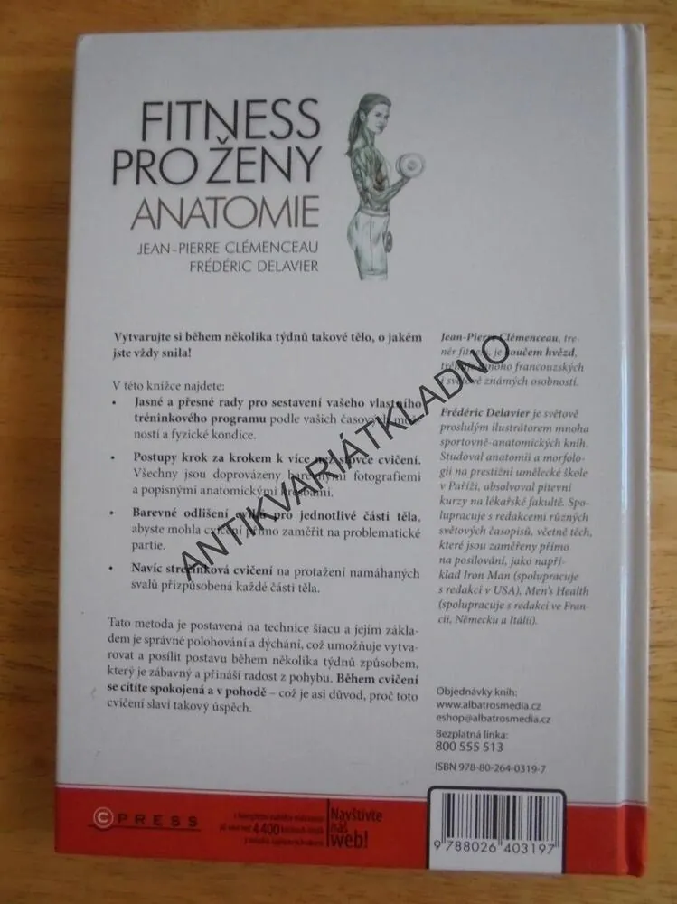 FITNESS PRO ŽENY, ANATOMIE, DELAVIER, POSILOVÁNÍ,SPORT