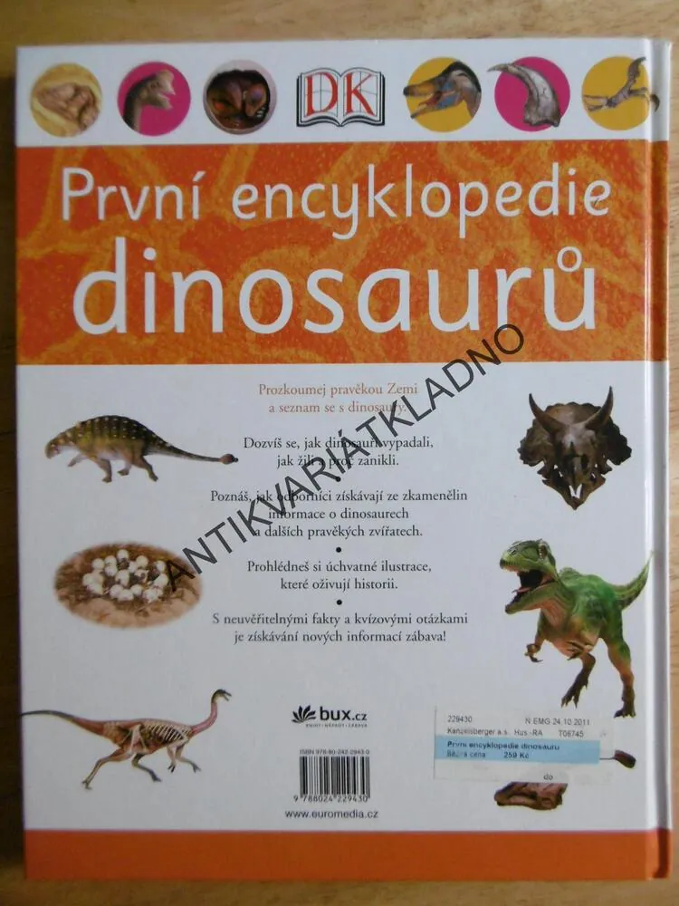 PRVNÍ ENCYKLOPEDIE DINOSAURŮ, DINOSAUŘI, **an