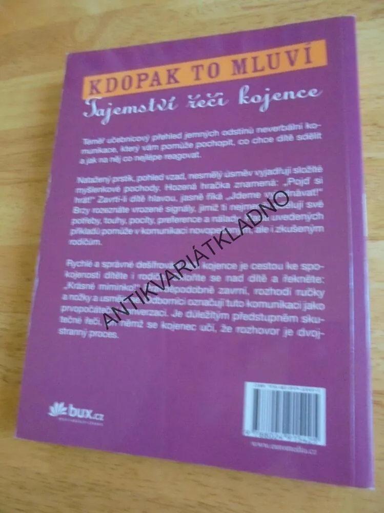 KDOPAK TO MLUVÍ, TAJEMSTVÍ ŘEČI KOJENCE,KIESTEROVI, LOGOPEDIE