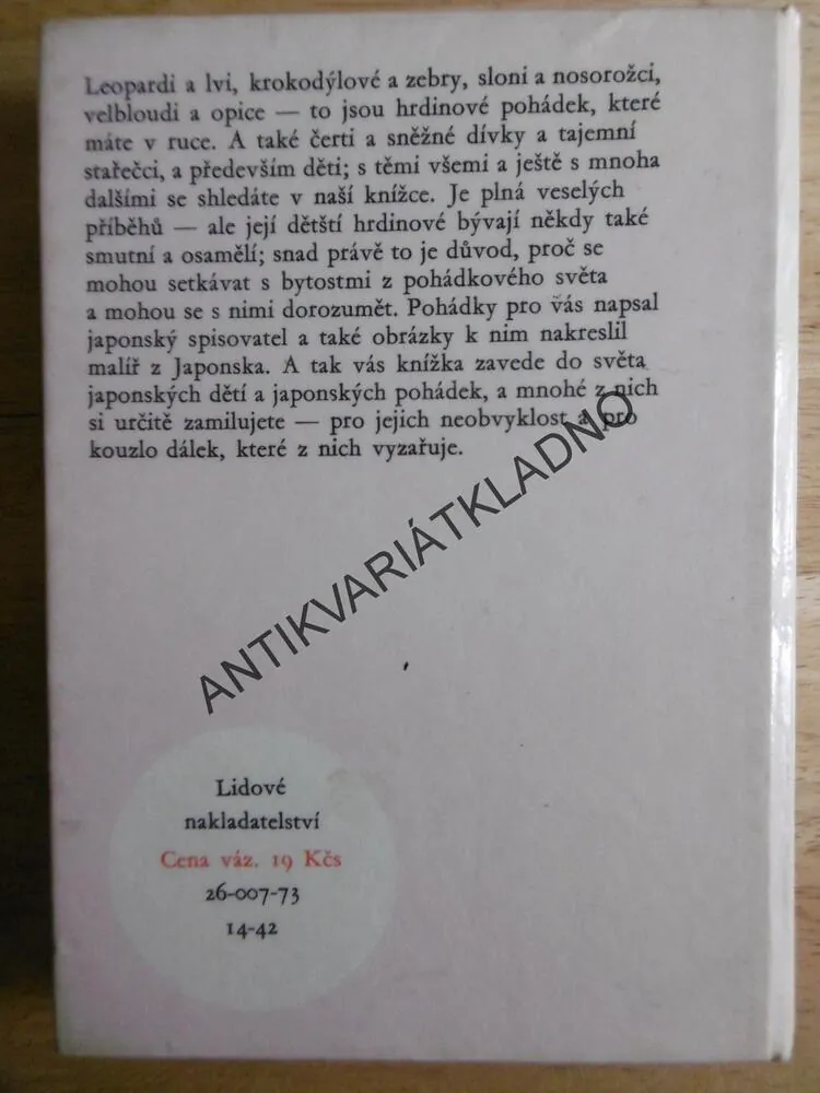 VOUSY NA MAŠLIČKU, JOŠITOMO IMAE, 1973