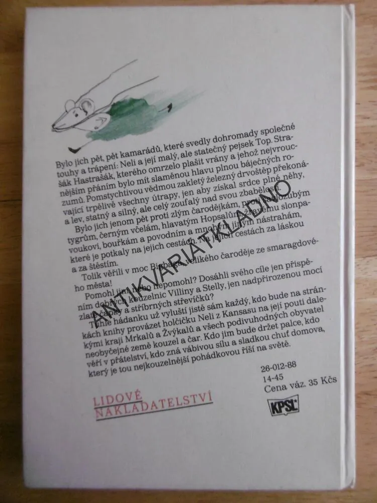 ČARODĚJ ZE SMARAGDOVÉHO MĚSTA, ALEXEJ VOLKOV,MARKÉTA PRACHATICKÁ, 1988
