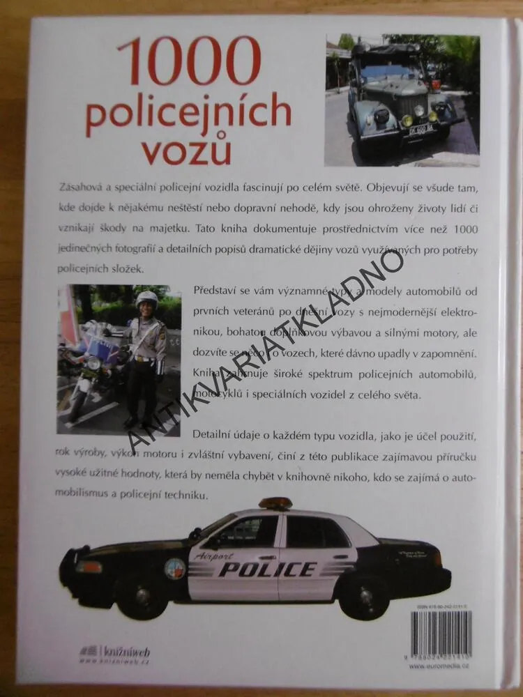 1000 POLICEJNÍCH VOZŮ, POLICEJNÍ SPECIÁLY Z CELÉHO SVĚTA, **an