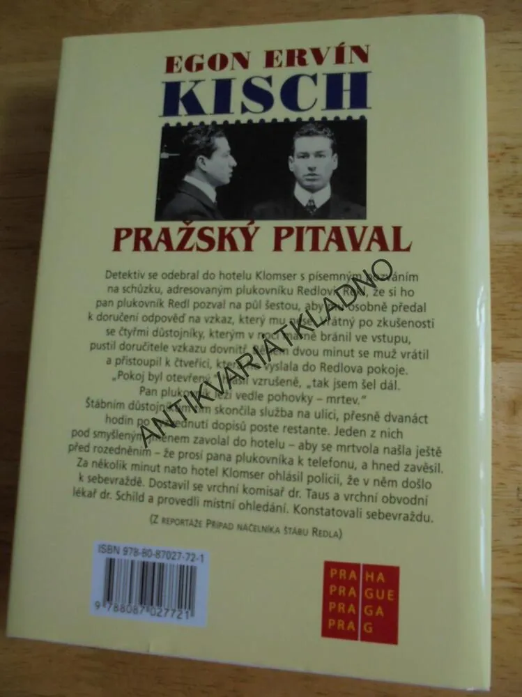 PRAŽSKÝ PITAVAL, E.E.KISCH, PRAHA