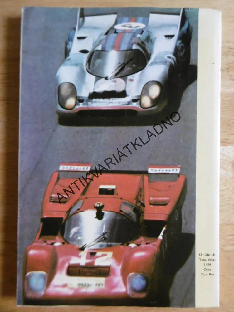 VELKÉ ZÁVODY, MILOŠ KOVÁŘÍK, FORMULE, **an