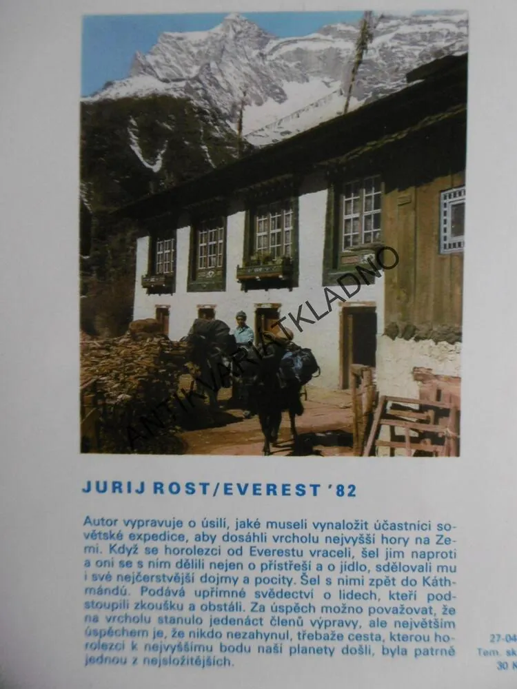 EVEREST 82´, JURIJ ROST, **an