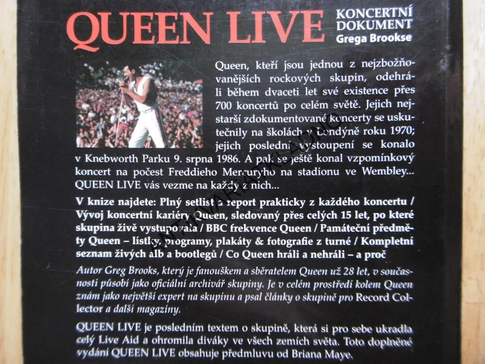 QUEEN LIVE, GREG BROOKS, BRIAN MAY, **an
