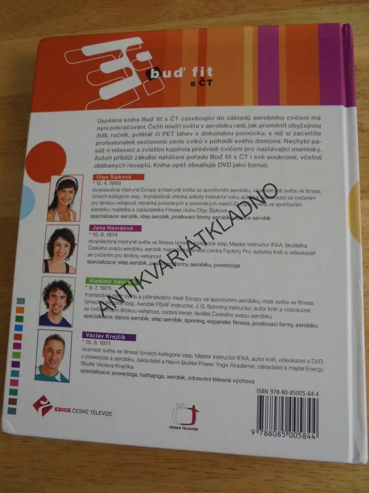 DOMÁCÍ POSILOVNA, BUĎ FIT S ČT, ŠÍPKOVÁ, HAVRDOVÁ, VALOUCH, KREJČÍK + DVD,SPORT