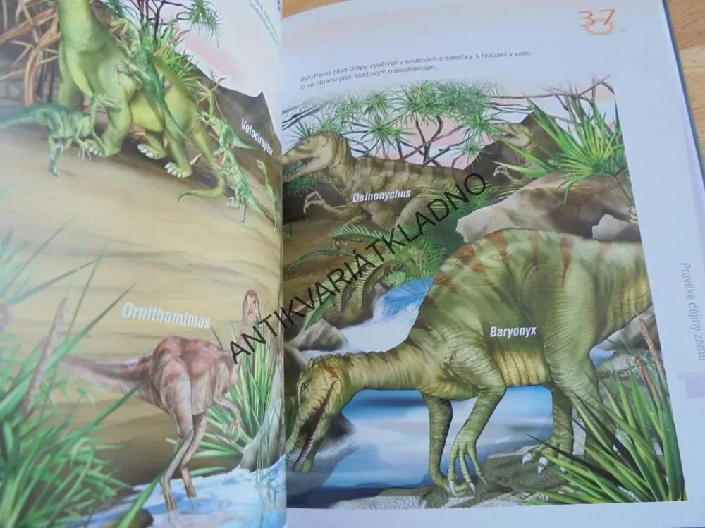 PRAVĚKÉ DĚJINY ZEMĚ, DĚTSKÁ ILUSTROVANÁ ENCYKLOPEDIE, DINOSAURUS, **an