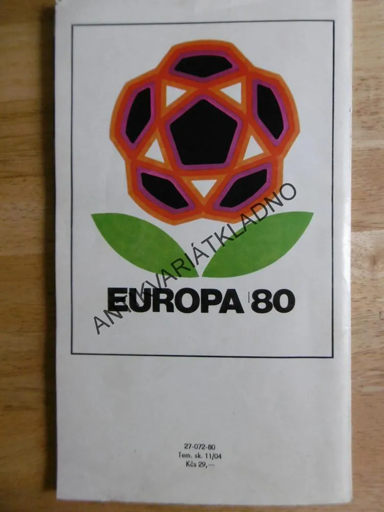 MISTROVSTVÍ EVROPY V KOPANÉ 1980, SPORT, FOTBAL,