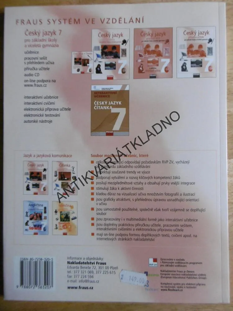 ČESKÝ JAZYK, 7. PRO ZÁKLADNÍ ŠKOLY A VÍCELETÁ GYMNÁZIA, 