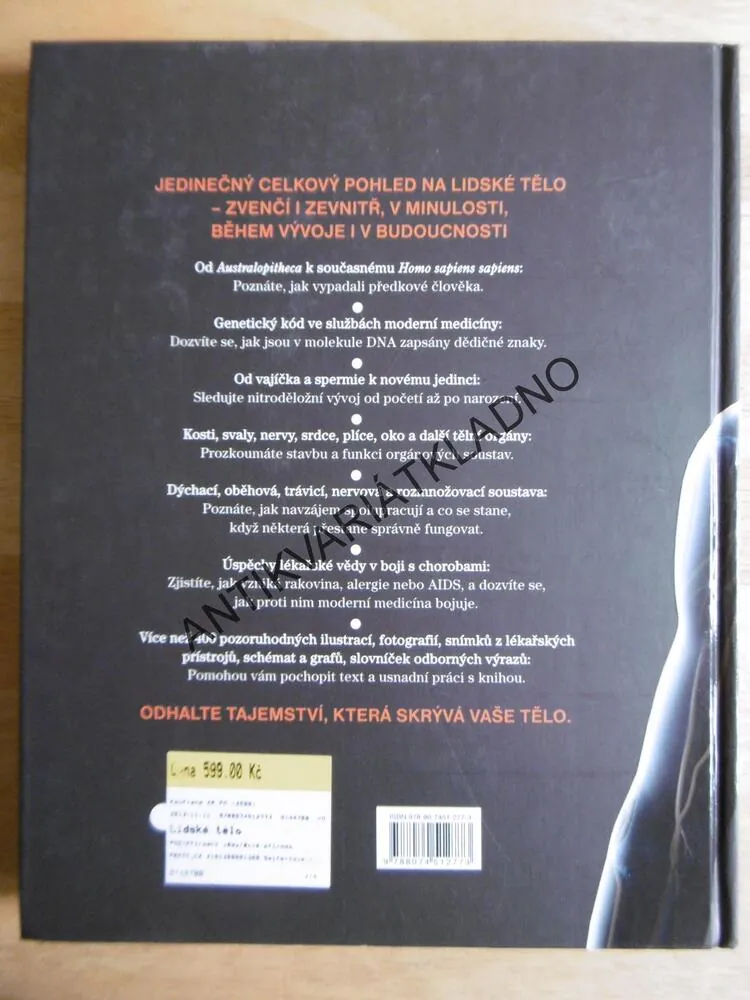 LIDSKÉ TĚLO, PRŮVODCE PRO CELOU RODINU, ANATOMIE, ILUSTROVANÝ ATLAS, **an