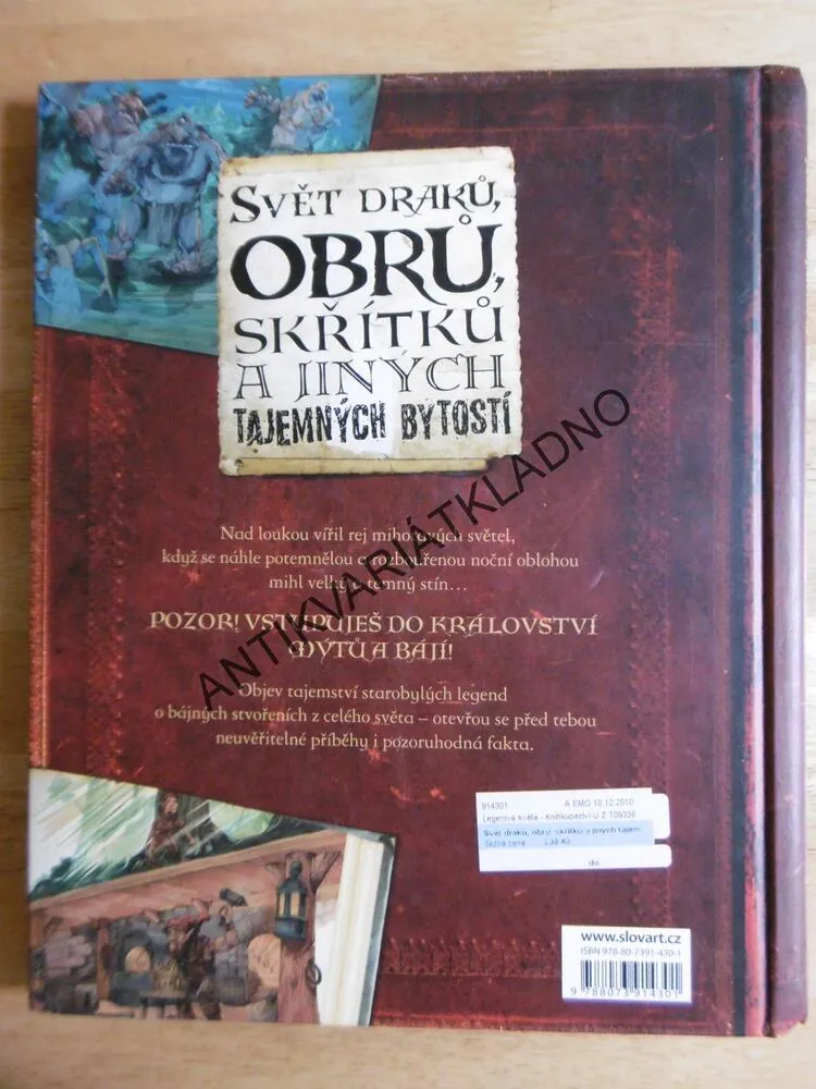 SVĚT DRAKŮ, OBRŮ, SKŘÍTKŮ A JINÝCH TAJEMNÝCH BYTOSTÍ, JOHN MALAM, **an