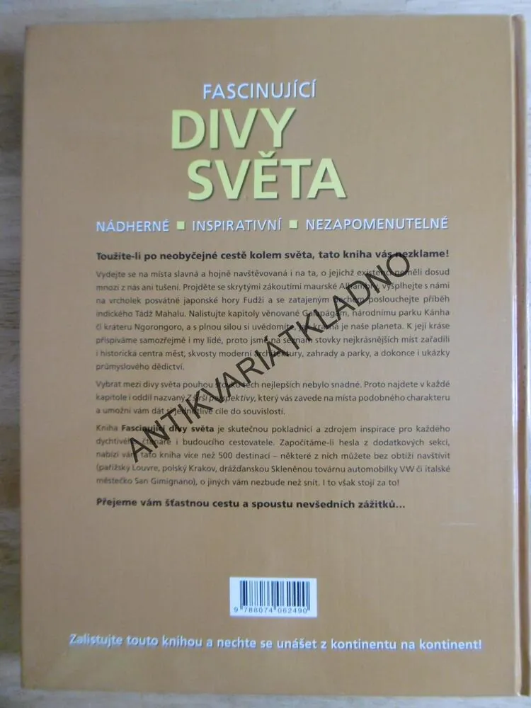 FASCINUJÍCÍ DIVY SVĚTA, 100 NEJÚŽASNĚJŠÍCH MÍST NA ZEMI, **an