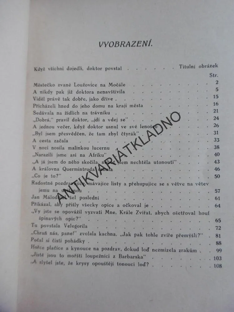 PŘÍBĚH DOKTORA MÁLODĚLALA, HUGH LOFTING