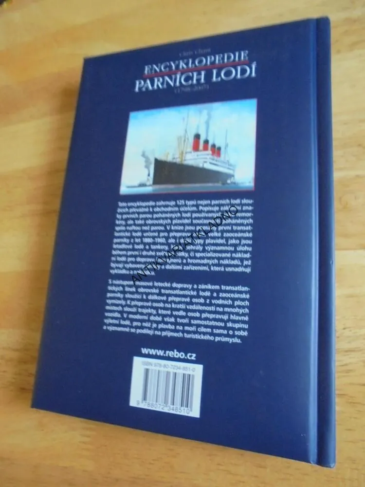 ENCYKLOPEDIE PARNÍCH LODÍ, CHRIS CHANT, 1798-2007, PARNÍK, LOĎ, **an