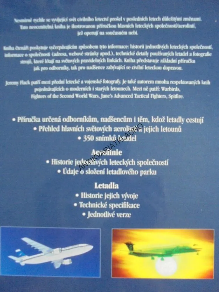 AEROLINIE SVĚTA A JEJICH LETADLA, LETECTVÍ, LETIŠTĚ, 