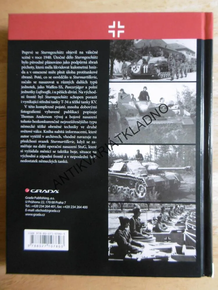 STURMGESCHÜTZ, TANKY, STÍHAČE TANKŮ, WAFFEN-SS, LUFTWAFFE, 1943-45, THOMAS ANDERSON, **an