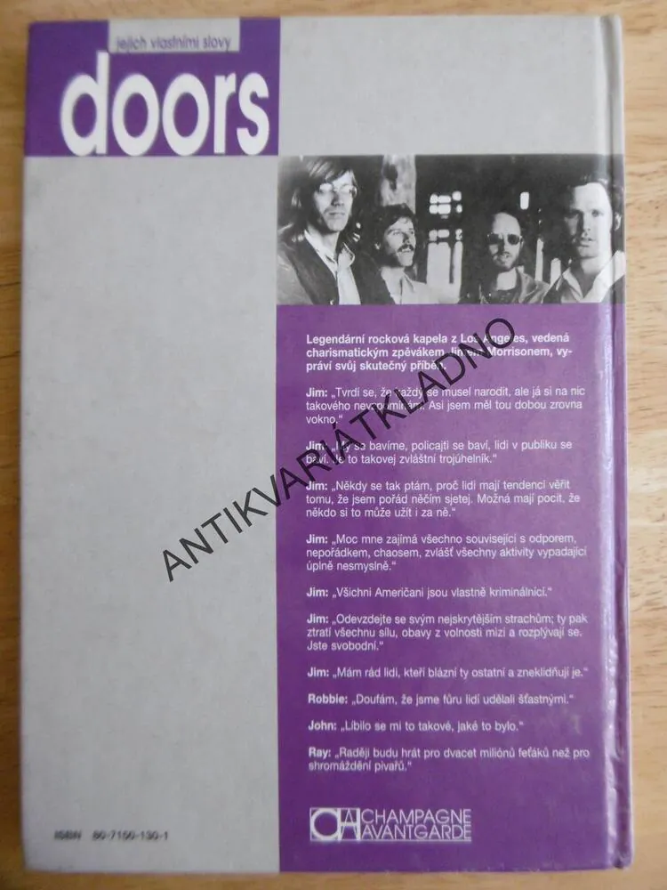 DOORS, JEJICH VLASTNÍMI SLOVY, ANDREW DOE, JOHN TOBLER