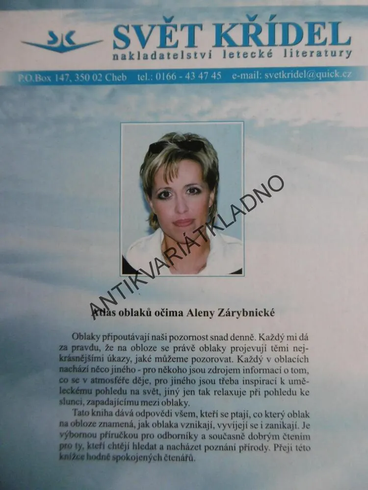ILUSTROVANÝ ATLAS OBLAKŮ, PETR DVOŘÁK, **an
