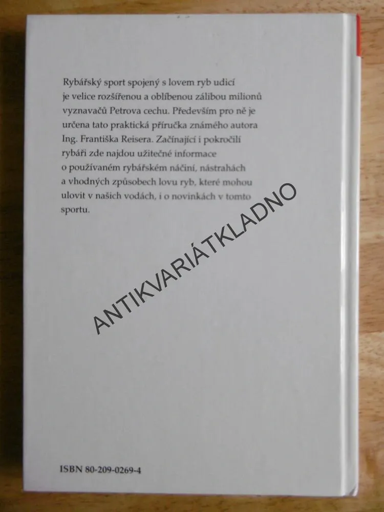 ZÁKLADY SPORTOVNÍHO RYBOLOVU, FRANTIŠEK REISER, NAŠE HOBY, HOBBY, **an