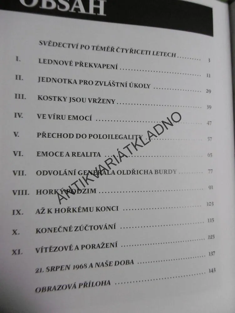 TVÁŘÍ V TVÁŘ OKUPACI, PŘÍBĚH ČS. VOJENSKÉ ROZVĚDKY V SRPNU 1968