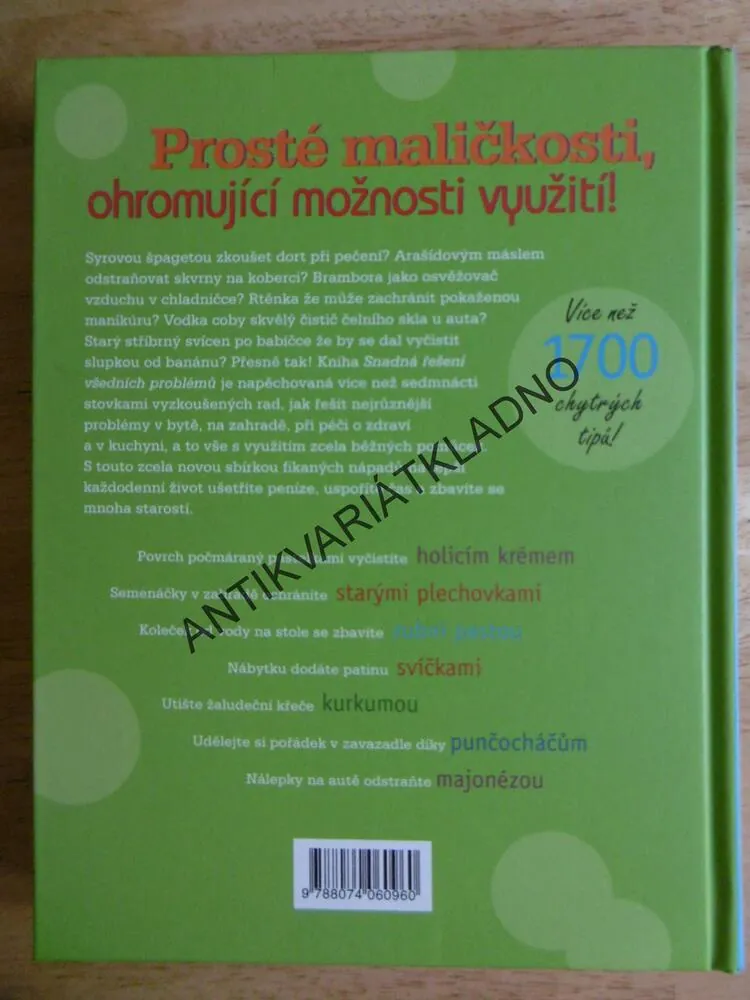 SNADNÁ ŘEŠENÍ VŠEDNÍCH PROBLÉMŮ, **an