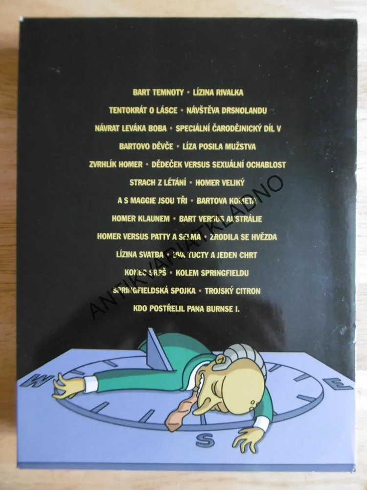 SIMPSONOVI, KOMPLETNÍ ŠESTÁ SÉRIE, 3 DVD FILM