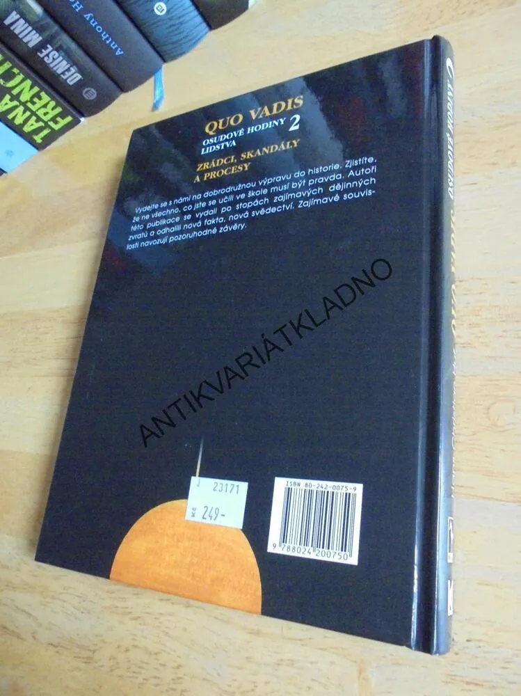 QUO VADIS,2.  OSUDOVÉ HODINY LIDSTVA, HANS CHRIS. HUF, **an